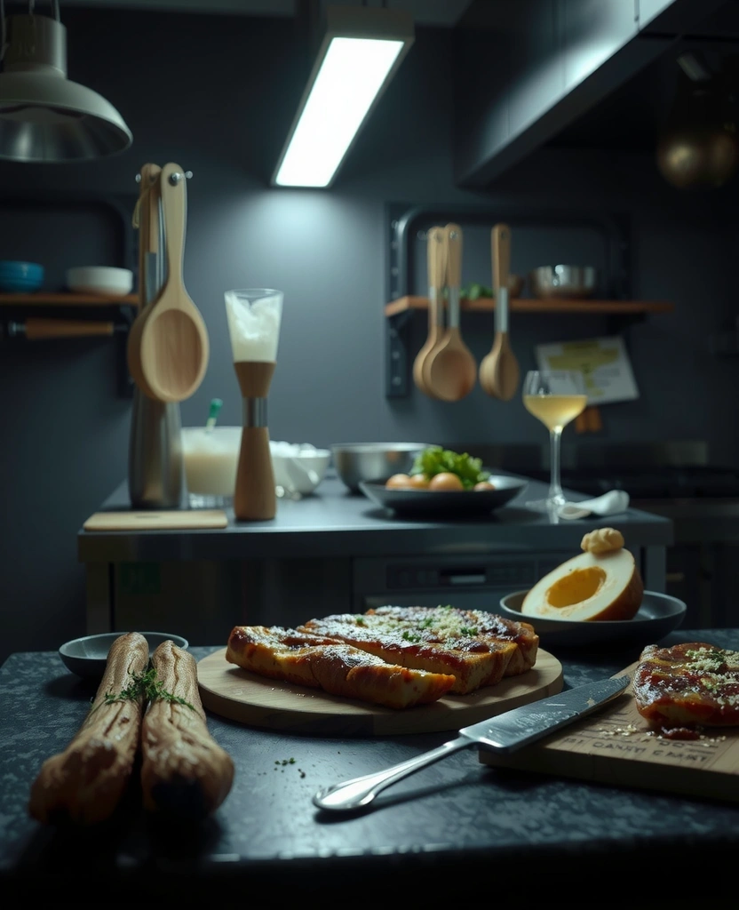 Kulinarische Präzision bei Nacht